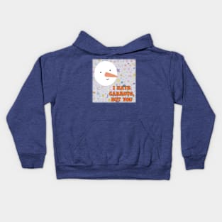 I hate carrots, but you... Kids Hoodie